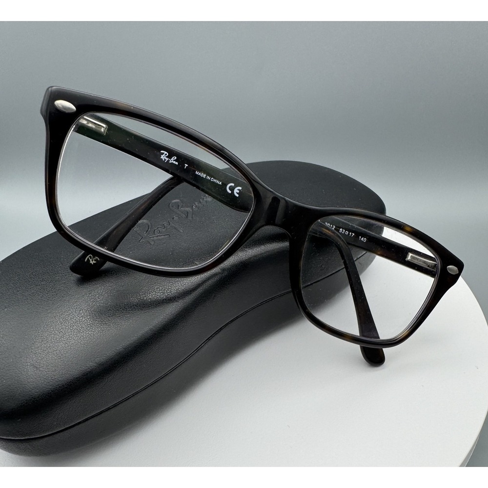 Ray-Ban Frames RB 5228 2012 53 17 140 Tortoise Shell Brown w/ Case Retro Design